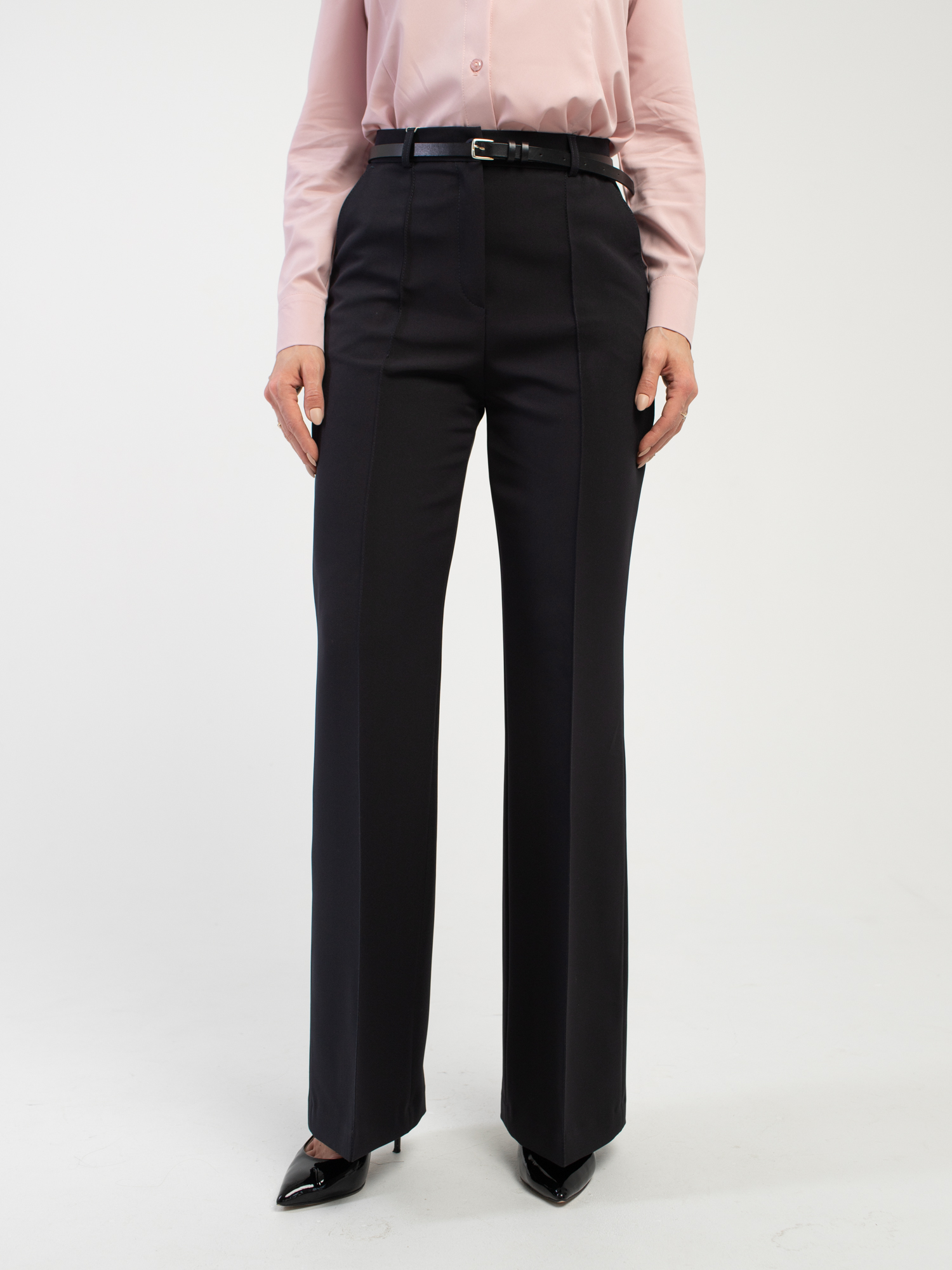 Женская одежда, брюки, артикул: 4471-0743, Цвет: темно синий,  Фабрика Трика, фото №1