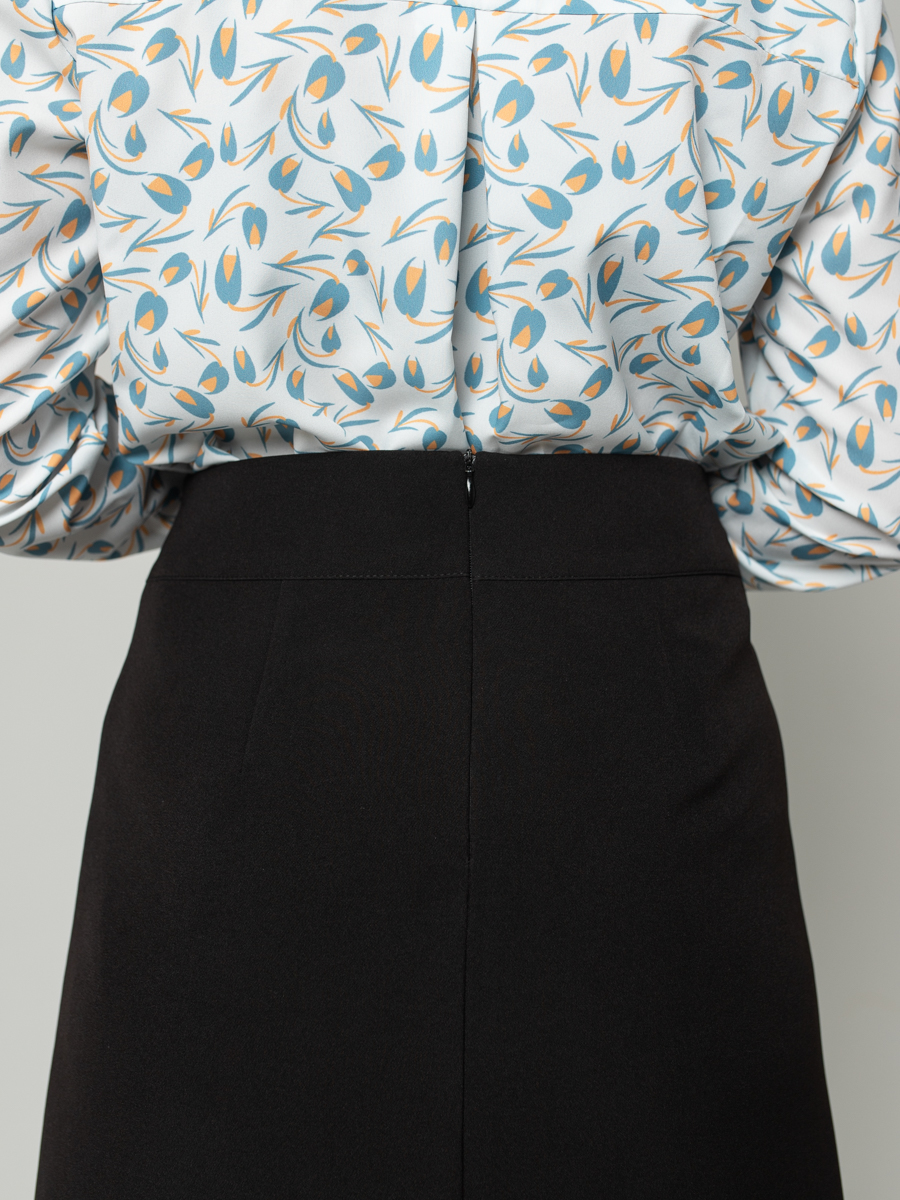 Женская одежда, юбка, артикул: 1010-0745, Цвет: черный,  Фабрика Трика, фото №1